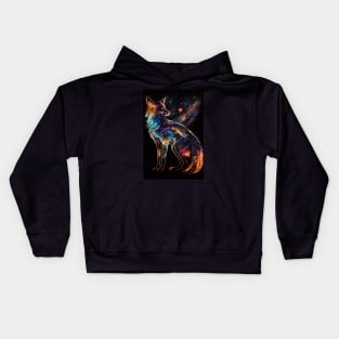 Fox in the Stars Kids Hoodie